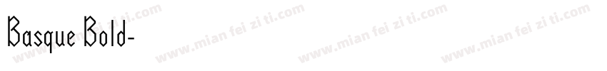 Basque Bold字体转换